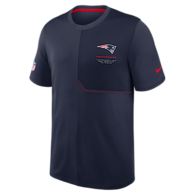 New England Patriots Sideline Coach Men's Nike Dri-FIT NFL Top
